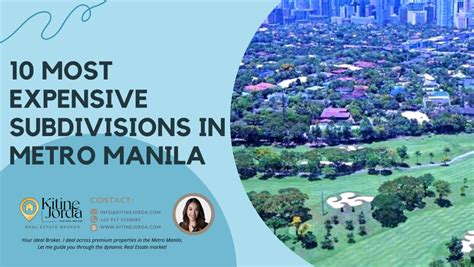 top 10 most expensive subdivision in the philippines|LIST: 10 most expensive subdivisions in Metro Manila.